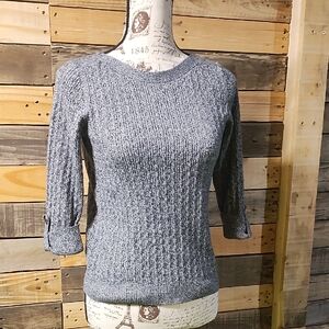 Karen Scott Women's Heather Gray Sweater